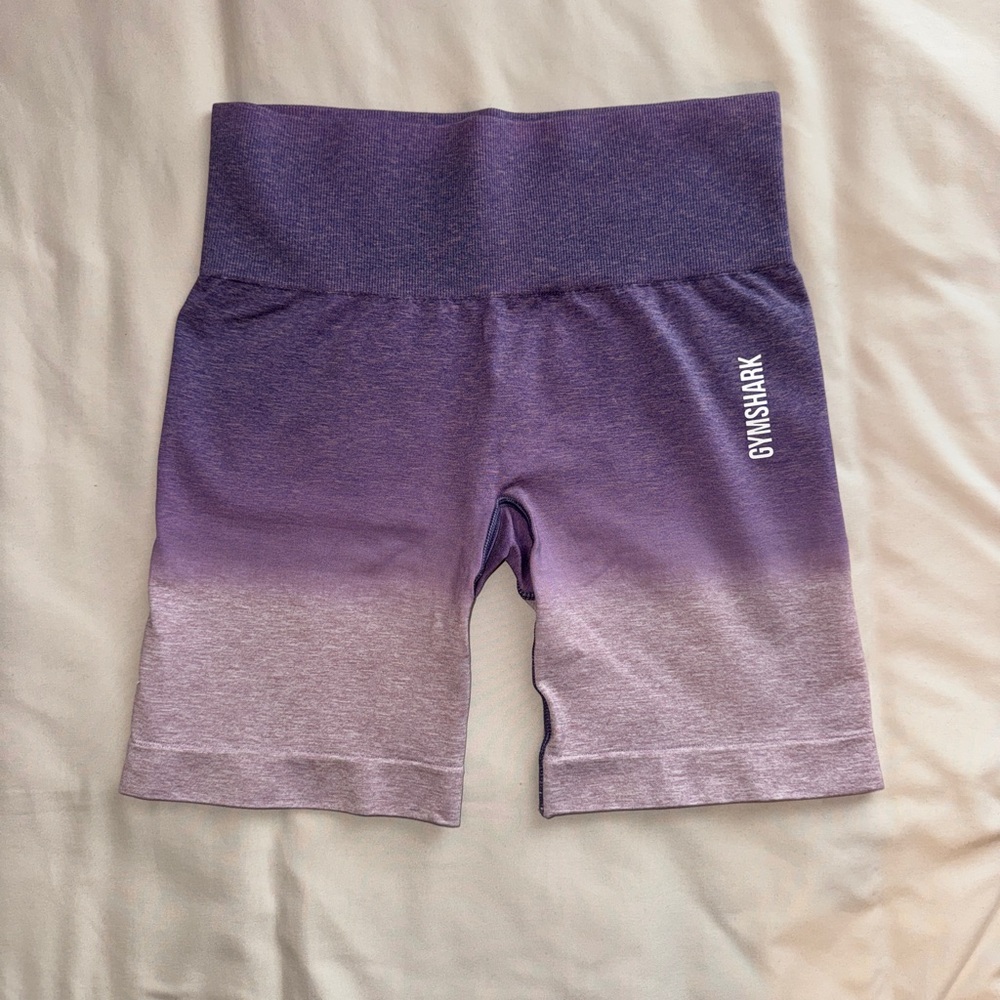 Gymshark Purple Gradient Biker Shorts